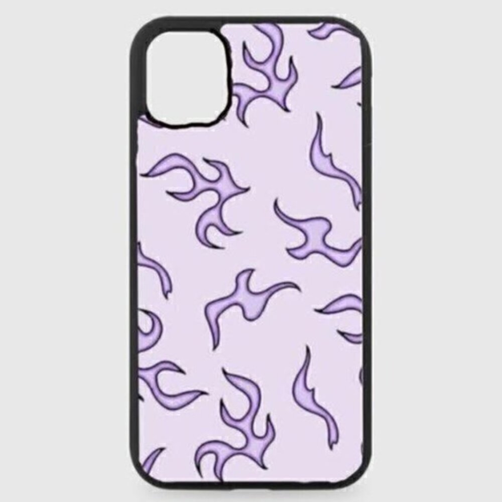 LIGHT Purple Flames Phone Case